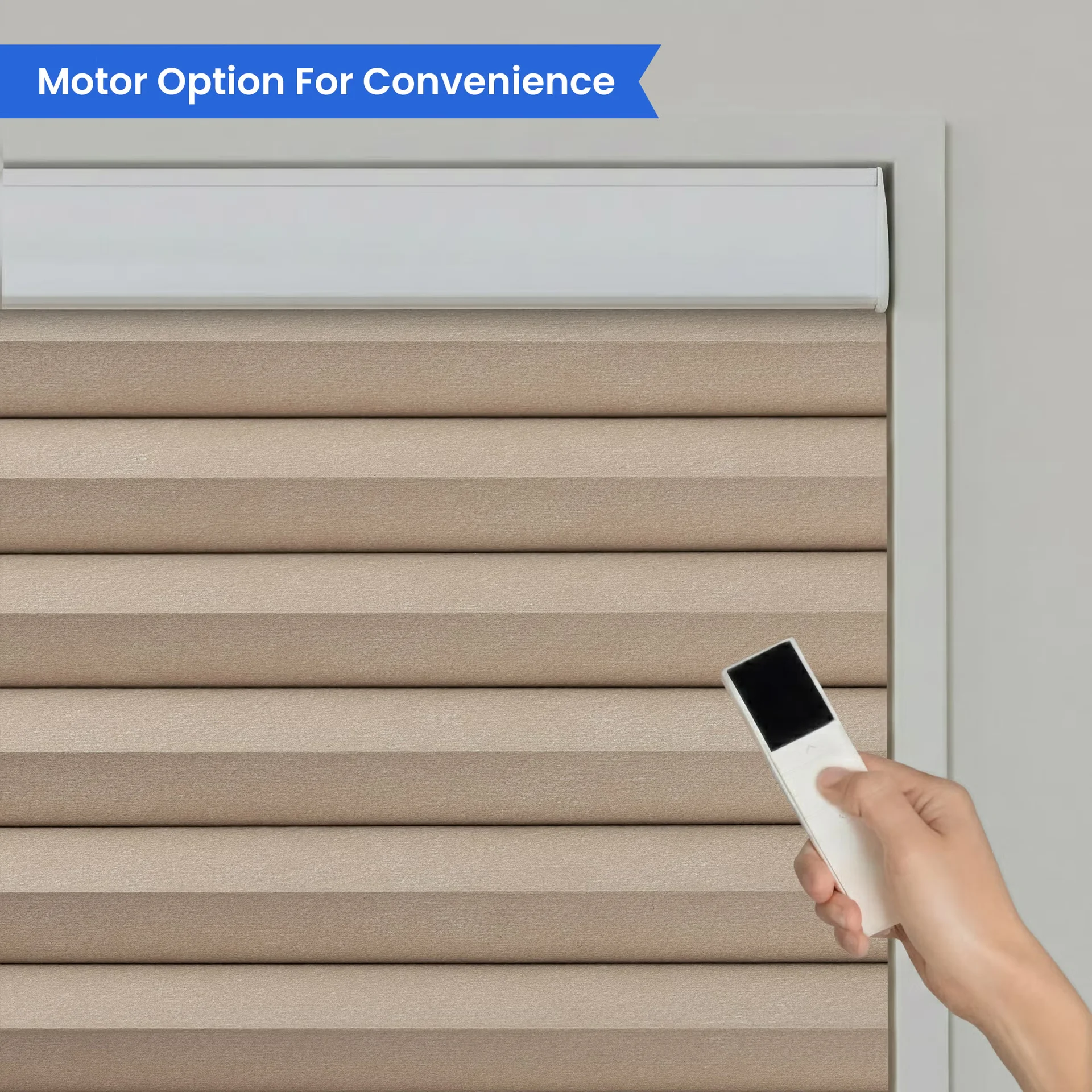Motorized Blackout Cellular Shades